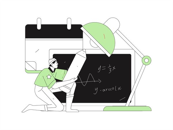 Educación Digital  Ilustración