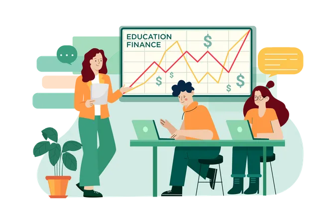 Educación financiera  Ilustración