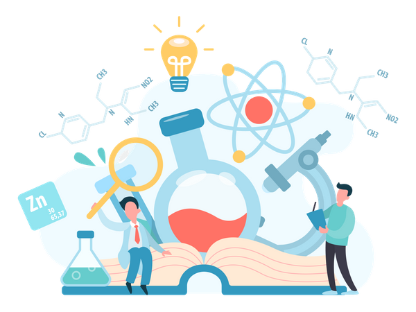 Educación química  Ilustración