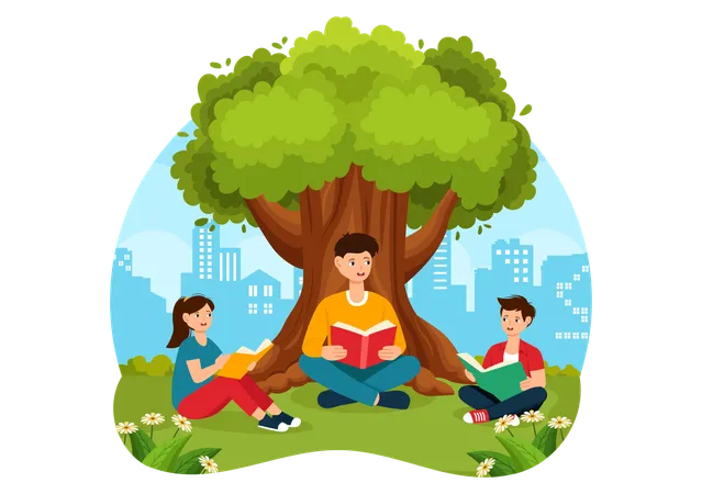 Education and Books  Illustration