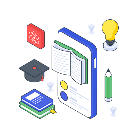 Education App  Illustration