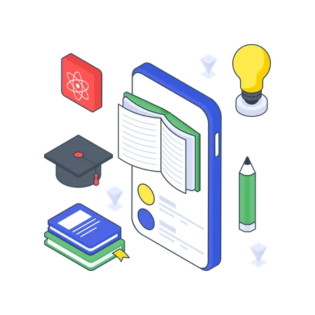 Education App  Illustration