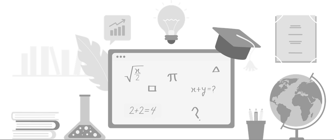 Education board  Illustration
