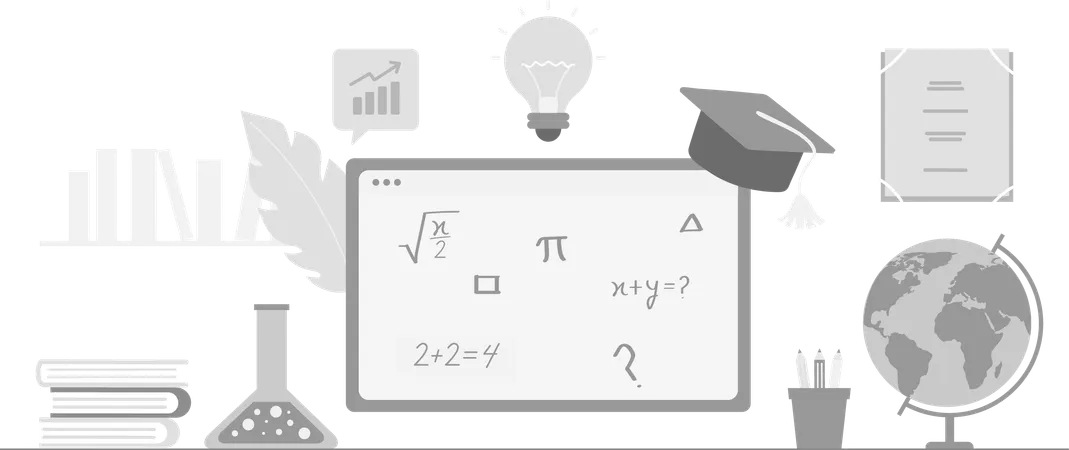 Education board  Illustration