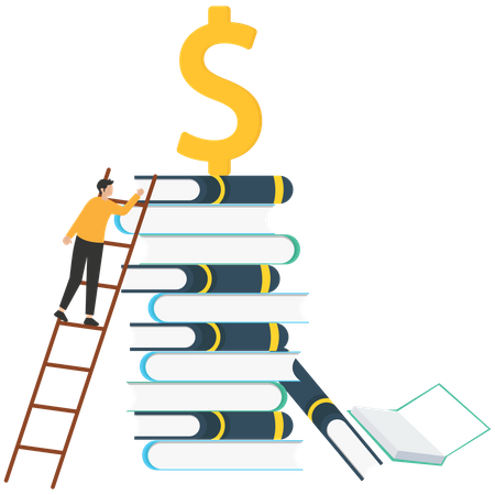 Education budget allocation  Illustration