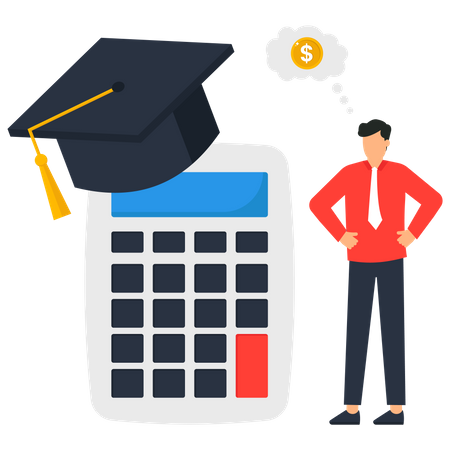 Education budget allocation  Illustration