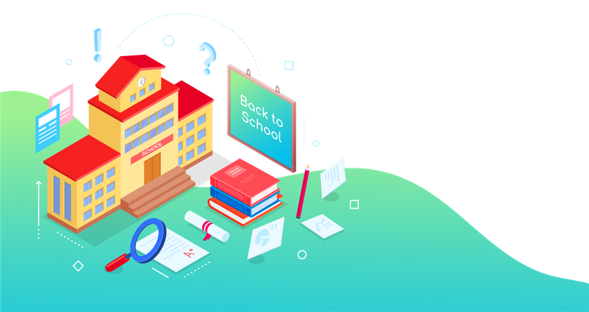 Education Courses  Illustration