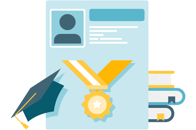 Education documents  Illustration
