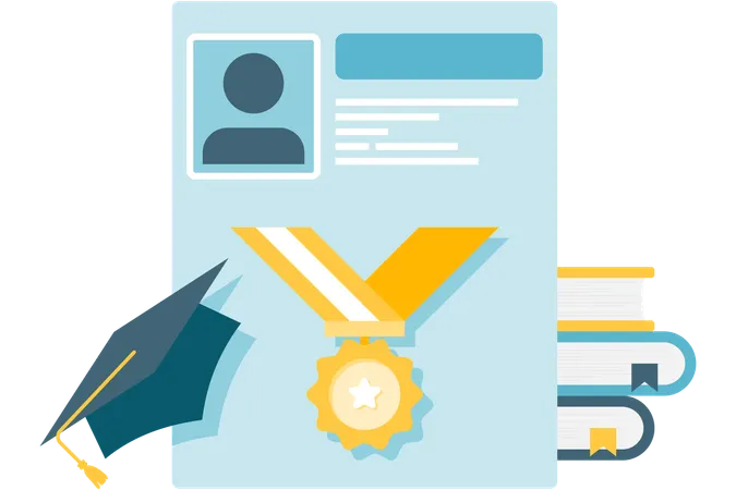 Education documents  Illustration