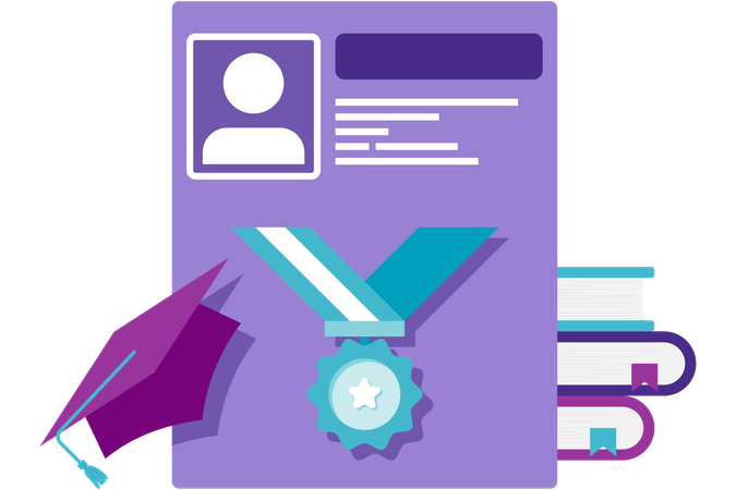 Education documents  Illustration