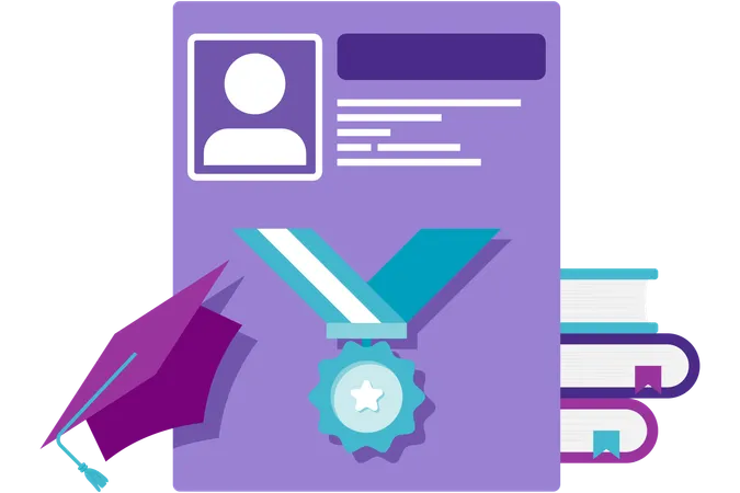 Education documents  Illustration