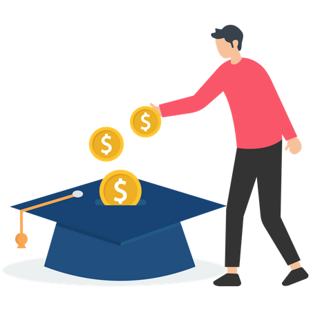 Education fund for college  Illustration