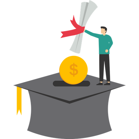 Education fund for college  Illustration