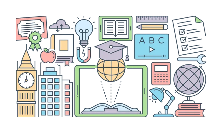 Éducation mondiale  Illustration