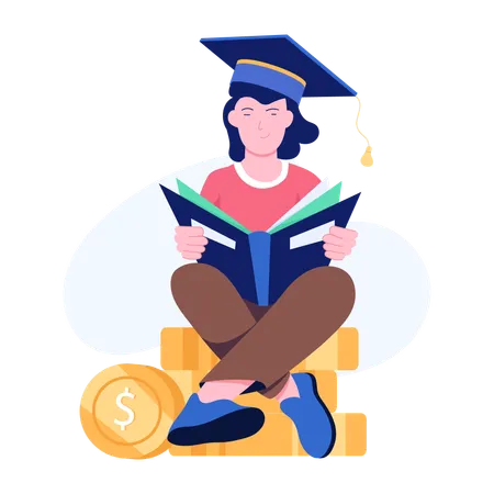 Education Insurance  Illustration