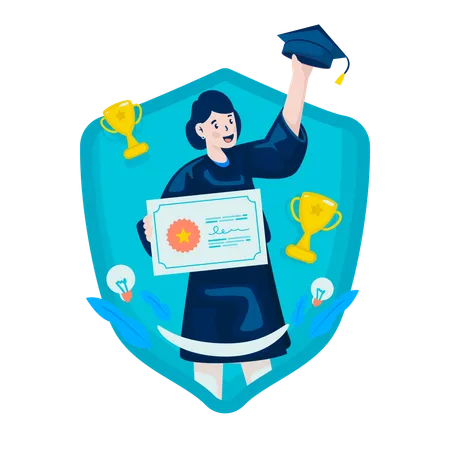 Education insurance  Illustration