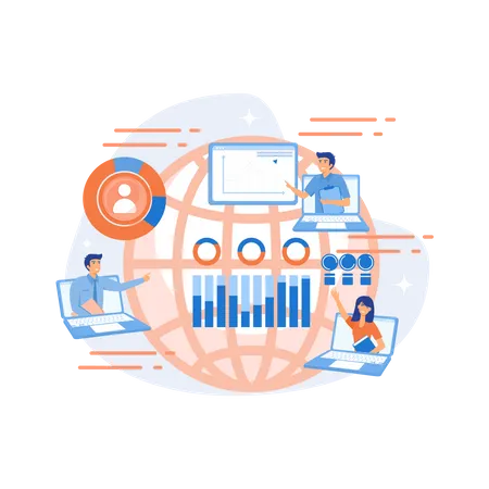 Éducation numérique  Illustration