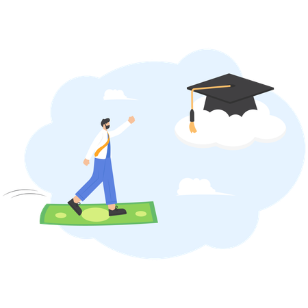 Education payment  Illustration