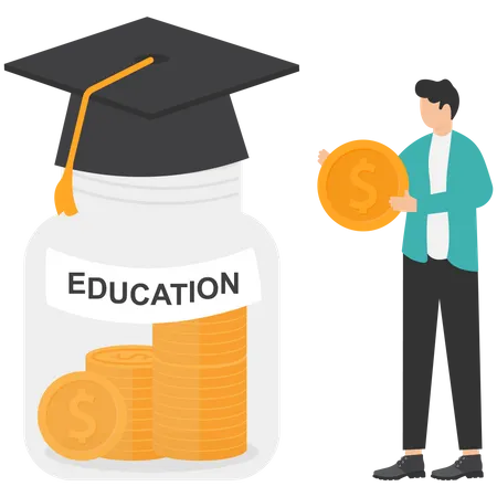 Education saving  Illustration