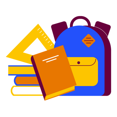 Education stuff  Illustration