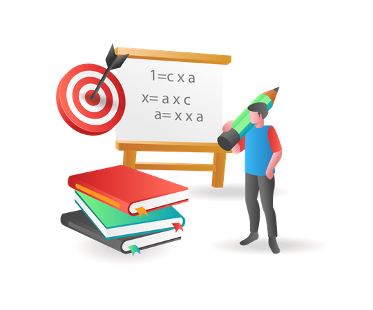 Education target  Illustration