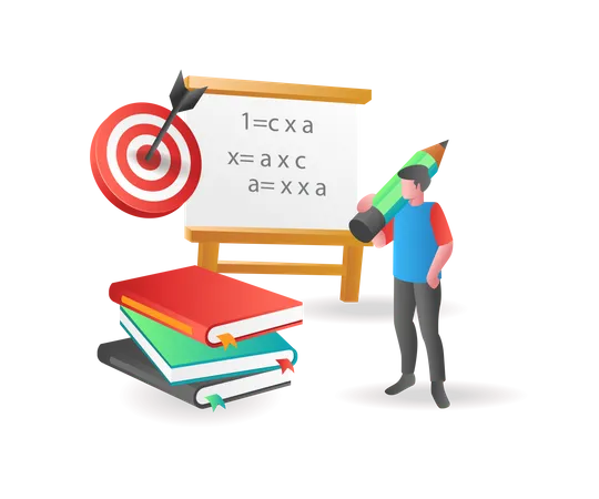 Education target  Illustration