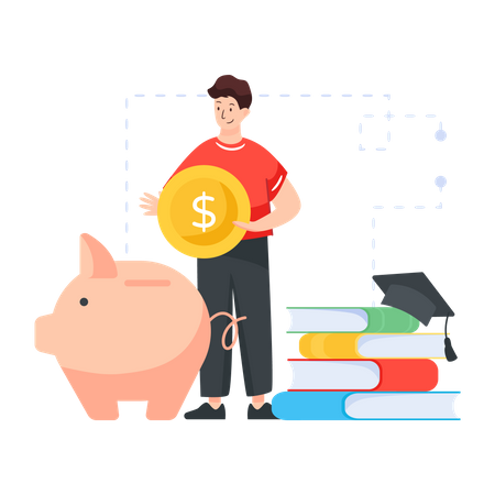 Educational Funds  Illustration