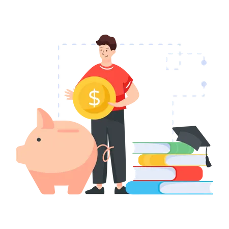 Educational Funds  Illustration