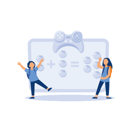 Educational game  Illustration
