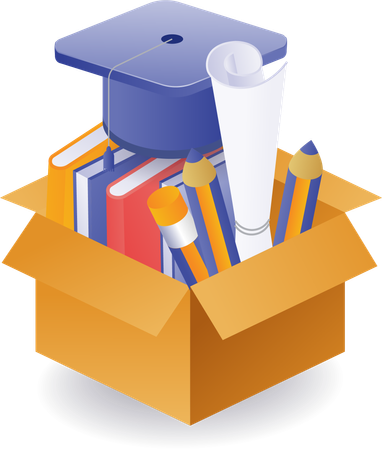 Educational School Equipment  Illustration