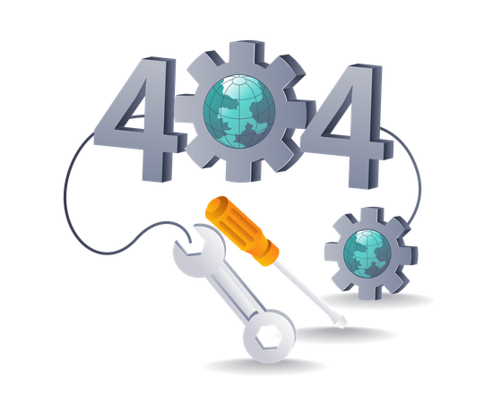 Effective Solutions for Handling 404 Errors in Technology Systems  Illustration