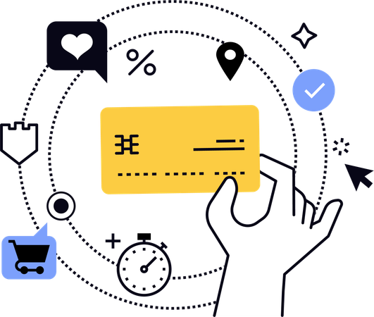 Effectuer un paiement par carte Illustration