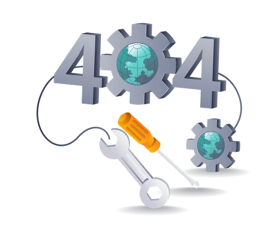 Effektive Lösungen zur Handhabung von 404-Fehlern in Technologiesystemen  Illustration