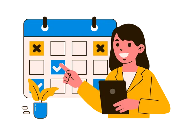 Efficient Task Management and Scheduling  Illustration