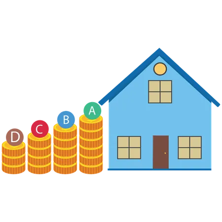 Eficiência energética na construção de casas  Illustration