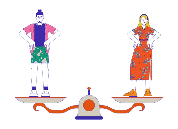 Égalité des sexes  Illustration