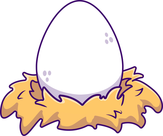 Egg Nest  Illustration