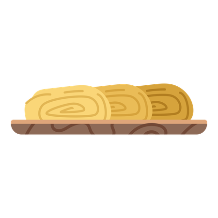 Egg roll  Illustration