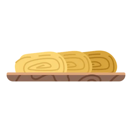 Egg roll  Illustration