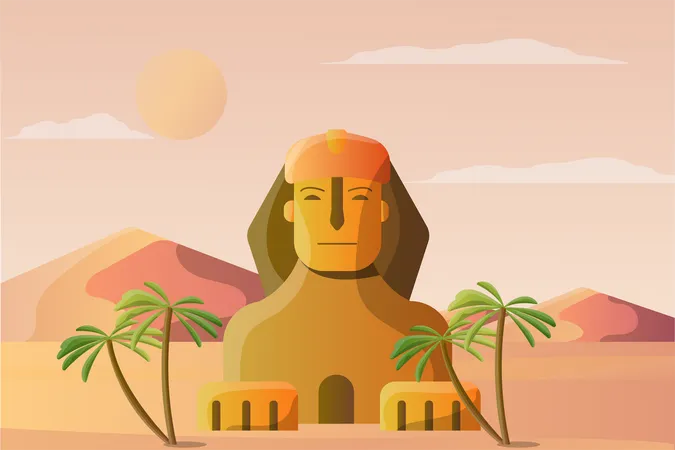 Sphinx d'Egypte  Illustration