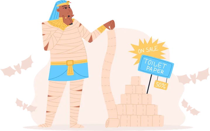 Egyptian pharaoh  Illustration