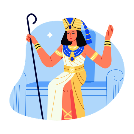 Egyptian queen  Illustration