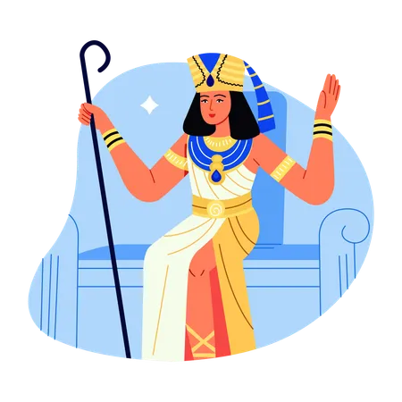 Egyptian queen  Illustration