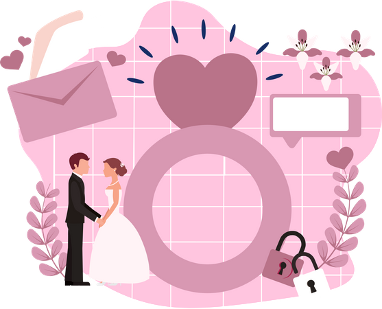 Hochzeitsring  Illustration