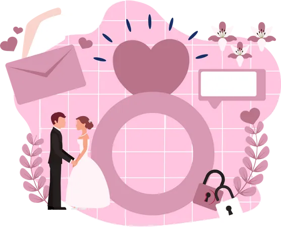Hochzeitsring  Illustration