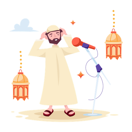 Eid Adhan  Illustration