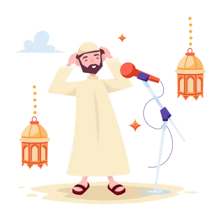 Eid Adhan  Illustration