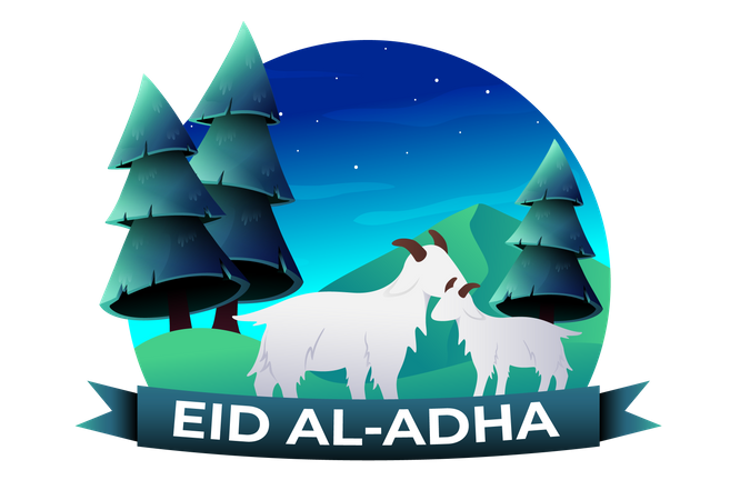 Eid Al-Adha Illustration