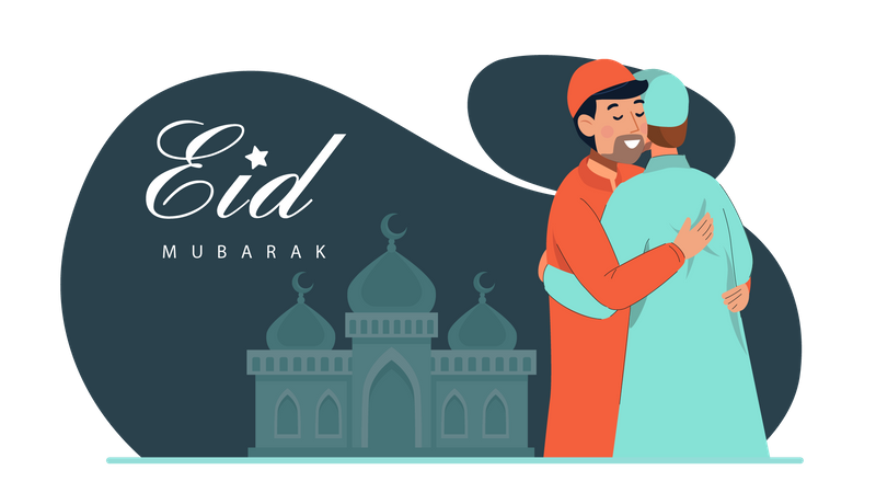 Eid Celebration  Illustration