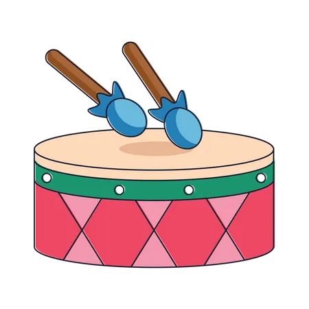 Eid Drum  Illustration